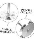 Close-up of Socket Plumbing Fitting Saver Tool Joint Expander showing precise cutting mechanism and simple operation for PVC pipes.