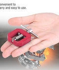 Hand holding RC Bearing Puller For Motors And Gears, Aluminum Alloy Gear Removal Tool, CNC Machined, easy grip handle view