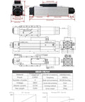 Rock Solid Top Tier Heavy Duty Reliable Spindle Motor Running No Sweat For Cnc Routers While Delivering Full Throttle 6000W Power With Air Cooling And Smooth 24000Rpm Torque, detailed specifications and dimensions.
