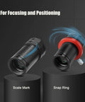 Scale Mark and Snap Ring on 1.23MP Go To Auto Guiding Camera For Astrophotography With 1280x960 1/3 Inch CMOS Sensor