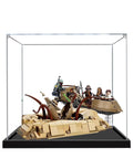 Ultra Clear Acrylic Display Case For Lego 75396 Desert Airship And Sarlacc Crater, Dustproof 2mm Thick Transparent Box