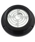Pro Shop Grade 70Mm Metal Bubble Level Balancer With Mounting Holes For Construction Machinery And Cloud Platforms Built Tough Dead On Precision Spirit Tool In Black And Green, top view of the precision spirit level.