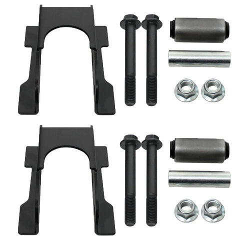 Pair Rear Leaf Spring Shackle Repair Kit For Ford Explorer 1991 to 2001 and Explorer Sport Trac 2001 to 2005 Mercury Mountaineer 1997 to 2001