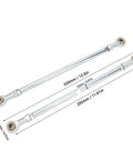 One Pair 295mm 8mm Steering Tie Rod Kit for Go Kart and ATV Racing Carts Beefy Racer Grade Heavy Duty Steel Alloy