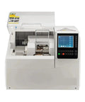 Built Tough 2d Patternless Auto Lens Edger Machine With Fully Automatic Tracing For Eyewear Labs and Optical Shops, front view with control panel.