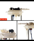 Electric Fuel Pump Module Assembly With Pressure Sensor For Chevy S10 And Gmc Sonoma 4.3L V6 1997 Over 2002, top view details.