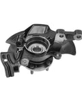 Front view of Front Right Steering Knuckle and Wheel Bearing Hub Assembly for Hyundai Sonata 2011 2012 2013 2.0L Without Sport Suspension