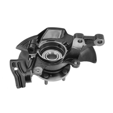 Front view of Front Right Steering Knuckle and Wheel Bearing Hub Assembly for Hyundai Sonata 2011 2012 2013 2.0L Without Sport Suspension