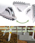 Replacement Shoe Kit For Aluminum Extension Ladders Grippy Non Slip Feet D1200 D1300 D1700 D1800 Built Tough With Aircraft Grade Aluminum Rubber Caps illustration