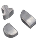 Metal dollies from 9 Piece Panel Beating Set For Auto Body Dent Repair With Hickory Handle Hammers And Dollies In A Blow Mold Case Pro Grade Heavy Duty Kit For Quick Dings And Minor Dents Fixes At Home Or Shop.