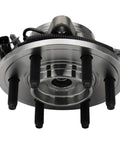 Front Wheel Hub Bearing Assembly for 2011-2014 Ford F-150, Expedition, and Lincoln Navigator 4WD 6-Lug With ABS Front Left or Right Replacement Japanese Grease Smooth Ride No Fuss Install, front view