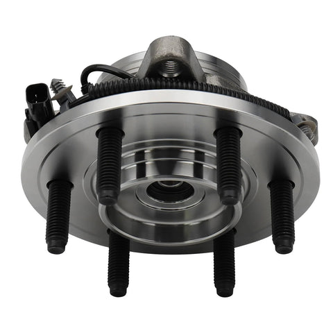 Front Wheel Hub Bearing Assembly for 2011-2014 Ford F-150, Expedition, and Lincoln Navigator 4WD 6-Lug With ABS Front Left or Right Replacement Japanese Grease Smooth Ride No Fuss Install, front view