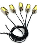 Five 12V DC Micro Push Pull Solenoid Actuators with 4mm Stroke for Precise Linear Motion and Open Frame Electromagnet Valve Applications