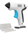 4V MAX Cordless Glue Gun USB Rechargeable Quick Heat Up In 30 Seconds Stand Up Base Comfort Grip with 9 glue sticks