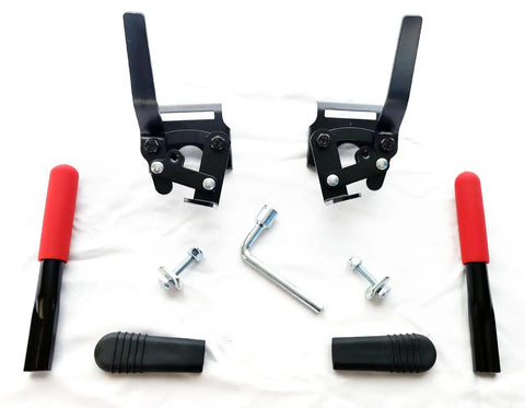 Two Pack Wheelchair Brake And Handle Extension Set With Tools And Hardware For Silver Sport 2 Cruiser III Cruiser X4 Bariatric