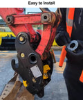 Beef Up Bucket Pin Shim Kit For Excavator And Skid Steer 110mm Pins 2mm Thick Gap Spacer Gasket To Tighten Up Joints On Heavy Equipment Fits Caterpillar Bobcat John Deere Case Kubota And More, installed on excavator bucket joint