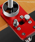 Stainless Steel Hinge Drilling Jig For 35mm Cup Hinges With Ball Bearing Guide For Smooth Pro Grade Cabinet Assembly