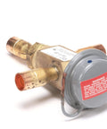 Close-up of Compact Fridge OEM Replacement Part With 270 Cubic Inches Of Capacity, head pressure control component.