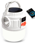 Rechargeable Solar Camping Lantern With 7 Modes And USB Charging Waterproof Emergency Light with solar panel and charging phone