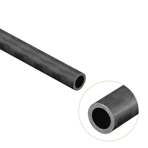 Ultra Lightweight Carbon Fiber Round Tube 6mm Exterior 4mm Inner Diameter 400mm Length 3K Matte Wrapped Finish For RC Airplanes Quadcopters