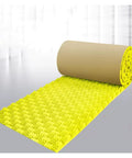 Heavy Duty Closed Cell Soundproof Foam Panels For Quick Home Upgrade With Peel And Stick Backing rolled out on a flat surface.