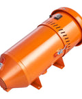 Uimoso 1.8 Gallon Dust Collector With 1200W Motor High Suction Power, orange cyclone vacuum bin with a sleek design.