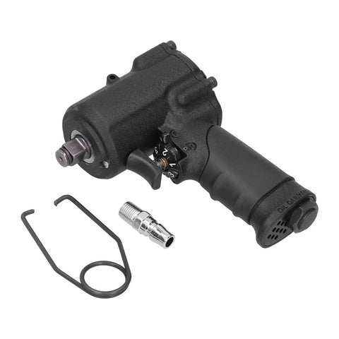 1/2 Inch Air Impact Wrench Packing Serious Torque For Quick Bolt Removal Lightweight Ergonomic Handle and air fitting accessories.