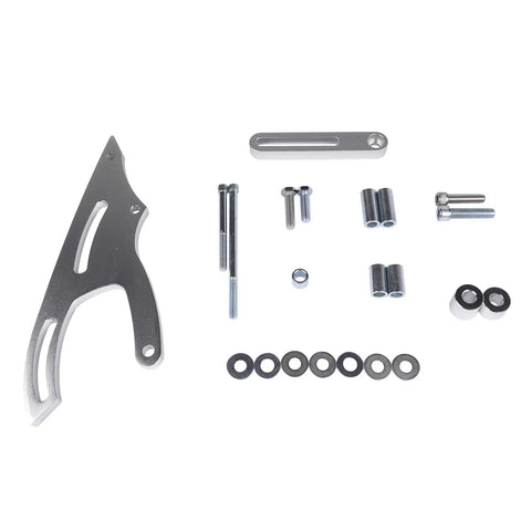 Kick Your Hot Rod Build Up For Real With This CNC Machined 6061-T6 Aluminum Billet Power Steering Bracket Kit Designed for Ford SBF Engines Like The Classic 289, 302 Or 351W To Hold A Saginaw Pump In Place, bracket kit parts