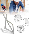 Killer Corner Angle Finder Miter Saw Protractor Heavy Duty Aluminum Bevel Gauge Precision Woodworking Ruler in use.