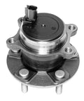 Rear Wheel Hub And Bearing Assembly For Ford Focus 2012 Through 2018 Flex And Gas Models Without Active Park Assist Direct Fit Replacement With Premium ISO Certified Quality And Reliable OEM Style Performance, top view