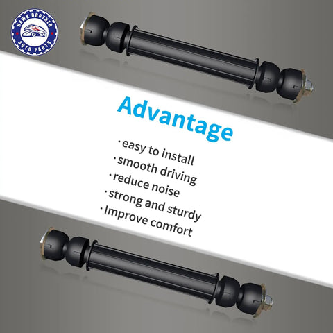 Front Sway Bar Links For Chevy Silverado 1500 Heavy Duty Stabilizer Links Kit To Boost Handling, Stability, And Smooth Ride For Daily Driver And Light Towing, black metal