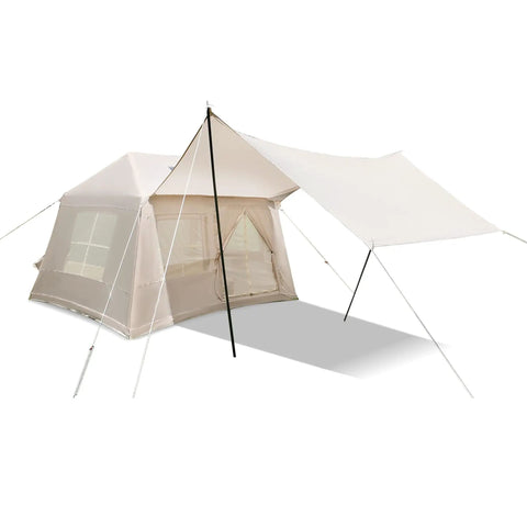 Inflatable Camping Tent With Detachable Top For All Season Weatherproof Outdoor Shelter Built For Stargazing And Night Sky Watching