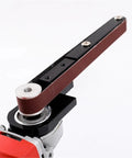 Upgrade Your Angle Grinder With This Solid Belt Sander Converter For Woodworking, compact sander attachment with sanding belt.