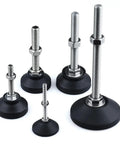 Adjustable Foot Pad Mounting Kit for 2020 3030 4040 Aluminum Profiles Caster Wheel Connector and Fixed Corner Bracket Set, various sizes shown.