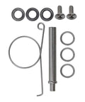 Premium Fishing Reel Handle Knob Bearing Kit With Metal Washers Screws And Gasket Assembly Repair Parts For Freshwater Baitcasting Reels In Silver Color To Bring Your Gear Back To Smooth Life Ready To Fish. Silver reel handle knob bearing kit, 7x4x5mm and 9x5x3mm