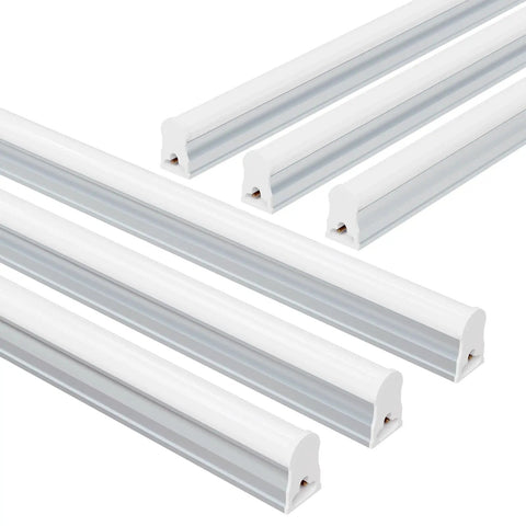 4Ft LED Shop Lights 6 Pack 2000LM 6500K Ultra Bright White T5 Commercial Lights 20W Linkable Utility Fixtures