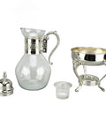 Glass Teapot With Warmer 50 Oz Vintage Espresso Kettle Heats Up Coffee Pot With Handle Heat Resistant Turkish Coffee Pitcher Teapot