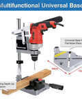 Benchtop Drill Press Stand With Adjustable Vertical And Horizontal Mount For Precision Drilling Hand Press Drill Holder
