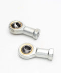 10mm Bore Self Lubricating Rod End Bearing, Female Thread, Right Hand, 2 Pack, Metal Joint For CNC Machines, Machinery, Power Tools, Automation Equipment, two metal bearings