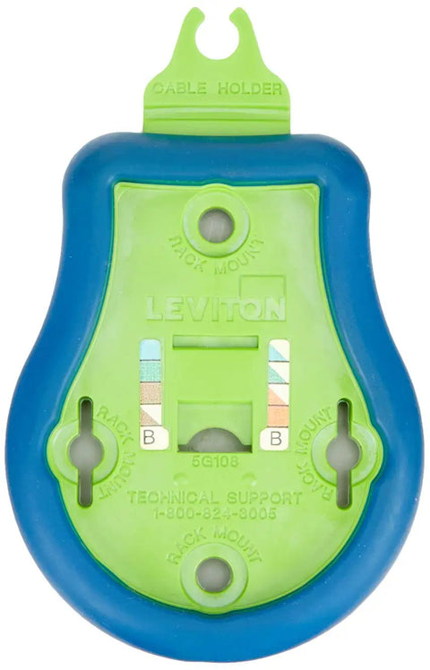 Palm Termination Crimping Pliers Tool For AV Connectors with green and blue QuickPort system design
