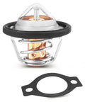 Thermostat With Gasket Replacement For Yanmar And Deere Tractors And Diesel Engines Fits 355D 430 455 GX355 X495 X595 650 670 750 755 850 950 1050 2210 4010 4100 4110 F735 F925 F932 F935 1420 1435 OE 12935049800 M805702 Ready To Roll, with gasket