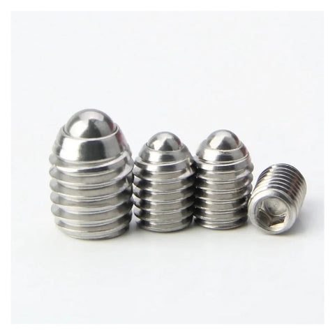 15 Piece M8 Ball Spring Plunger Hex Socket Set Screws Crafted From Premium Stainless And Carbon Steel Tough As Nails hardware, featuring assorted sizes.