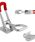 Six Pack Toggle Latch Catch Set With Adjustable Clamp For Cabinets And Boxes Self Locking Linkage Delivers Steady Clamping Easy Install Durable Cabinet Hardware For Home Or Workshop Keeps Doors Secure