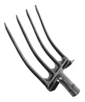 Heavy Duty Steel Four Prong Pitch Fork For Digging And Loosening Soil Manure Rake With Easy Attach To Handle Not Included Durable Replacement Farm Tool