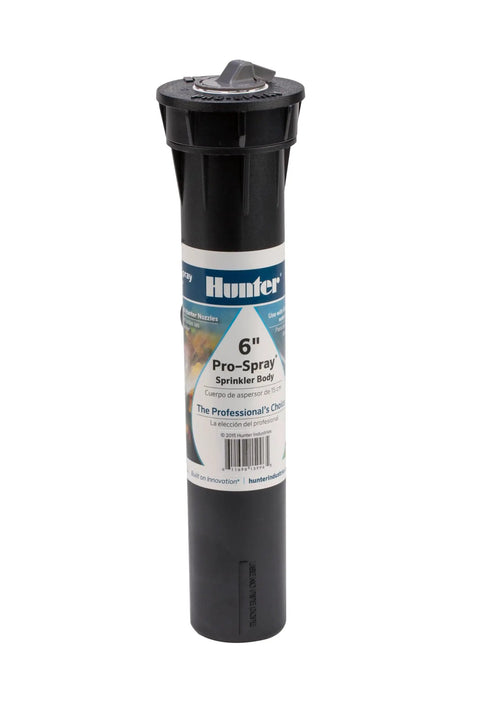 Heavy Duty Six Inch Pop Up Sprinkler Body With Flush Cap No Nozzle Included Fits Standard Female Threaded Nozzles Body Only