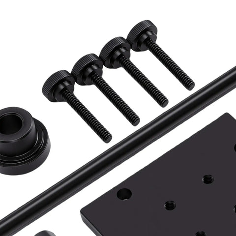 The Real Deal Engine Inner Camshaft Bearing Tool Kit That Lets You Bang It Out With Style Includes Support Plate Puller Round Rod Pin Installation Screw And Full Hardware Set For Sure Thing Repair Jobs Guaranteed black steel bearing tool parts and support plate