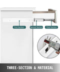 Heavy Duty 22 Inch Drawer Slides 500 Lb Full Extension Side Mount Ball Bearing Rails With Dual Lock for industrial cabinets