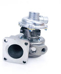 Front view of Beefed Up Turbocharger 12957918010 VB110073 VA110073 for Yanmar 4JHLHTE Engine Replacement, metal parts visible