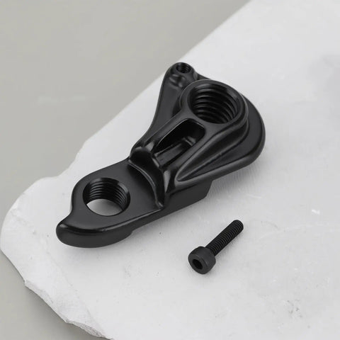 Derailleur Hanger M12x1.75 For Cannondale Mountain Bikes Replacement Thru Axle Hanger, black aluminum with screw