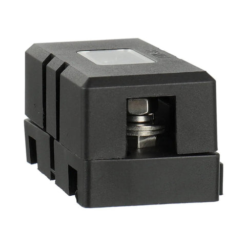 Beefy M5 Bolt On Midi Fuse Holder For Hot Rod And Daily Driver Wiring Rigging Splashproof Pa66 Shell Gutsy 30 To 200 Amp Draw Road Ready Smooth Hex Nut Fasteners Pack Of Two, close-up view.